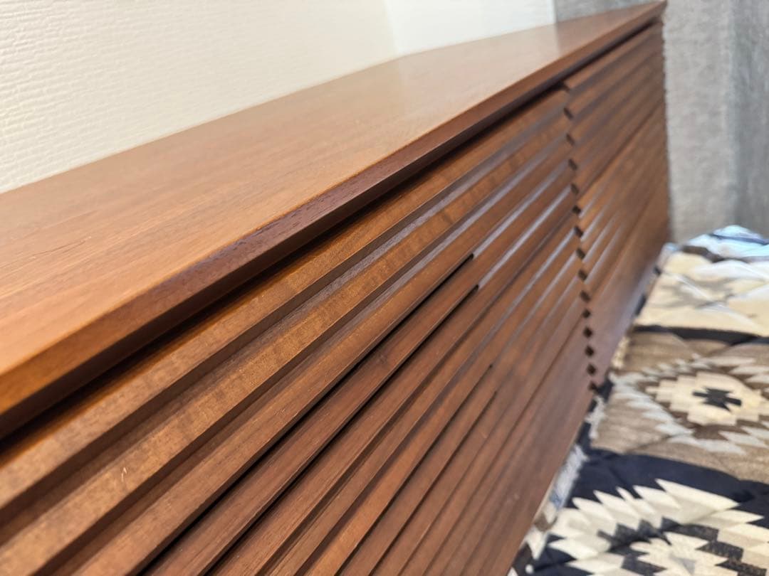 美品 岡家具工業 大川 ウォールナット材テレビボード180サイズ IDC大塚購入