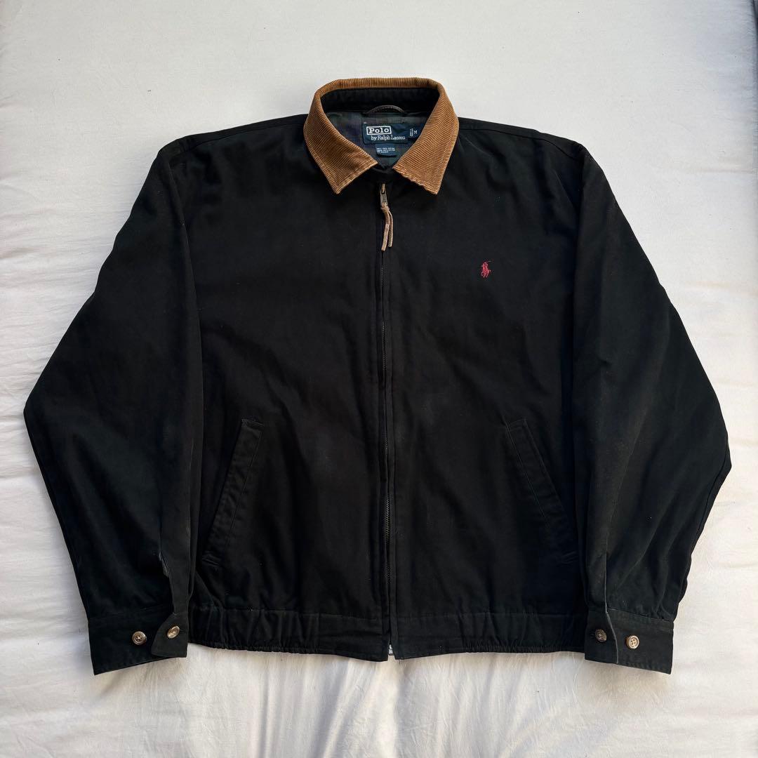 90's Polo by Ralph Lauren スイングトップ 襟コーズ 黒