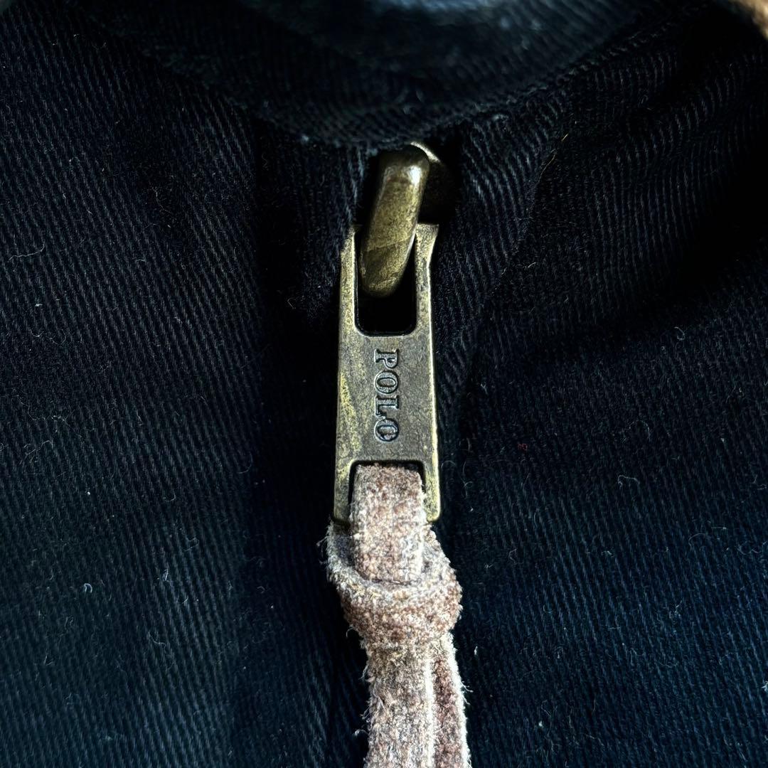 90's Polo by Ralph Lauren スイングトップ 襟コーズ 黒