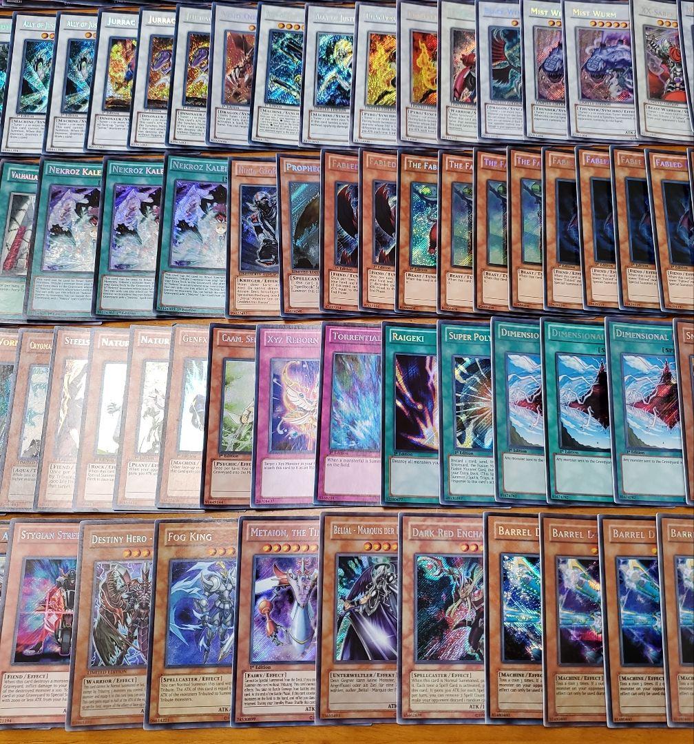 遊戯王　まとめ売り　英語版シークレットレア厳選　155枚セット　断捨離　売切終了