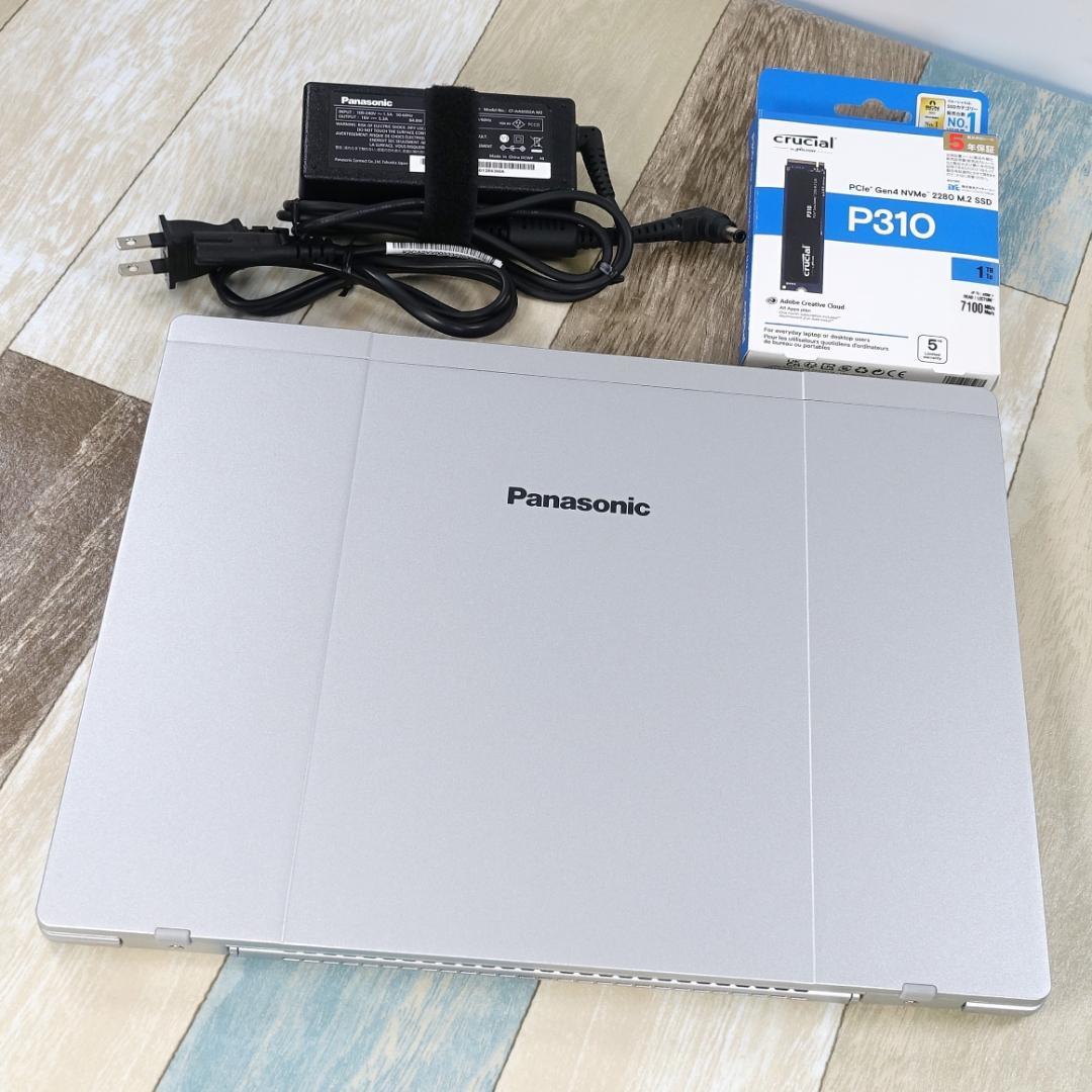 累積使用時間１７０時間の極美品！✨超高速大容量新品ＳＳＤ１ＴＢ搭載✨ＣＦ-ＦＶ１