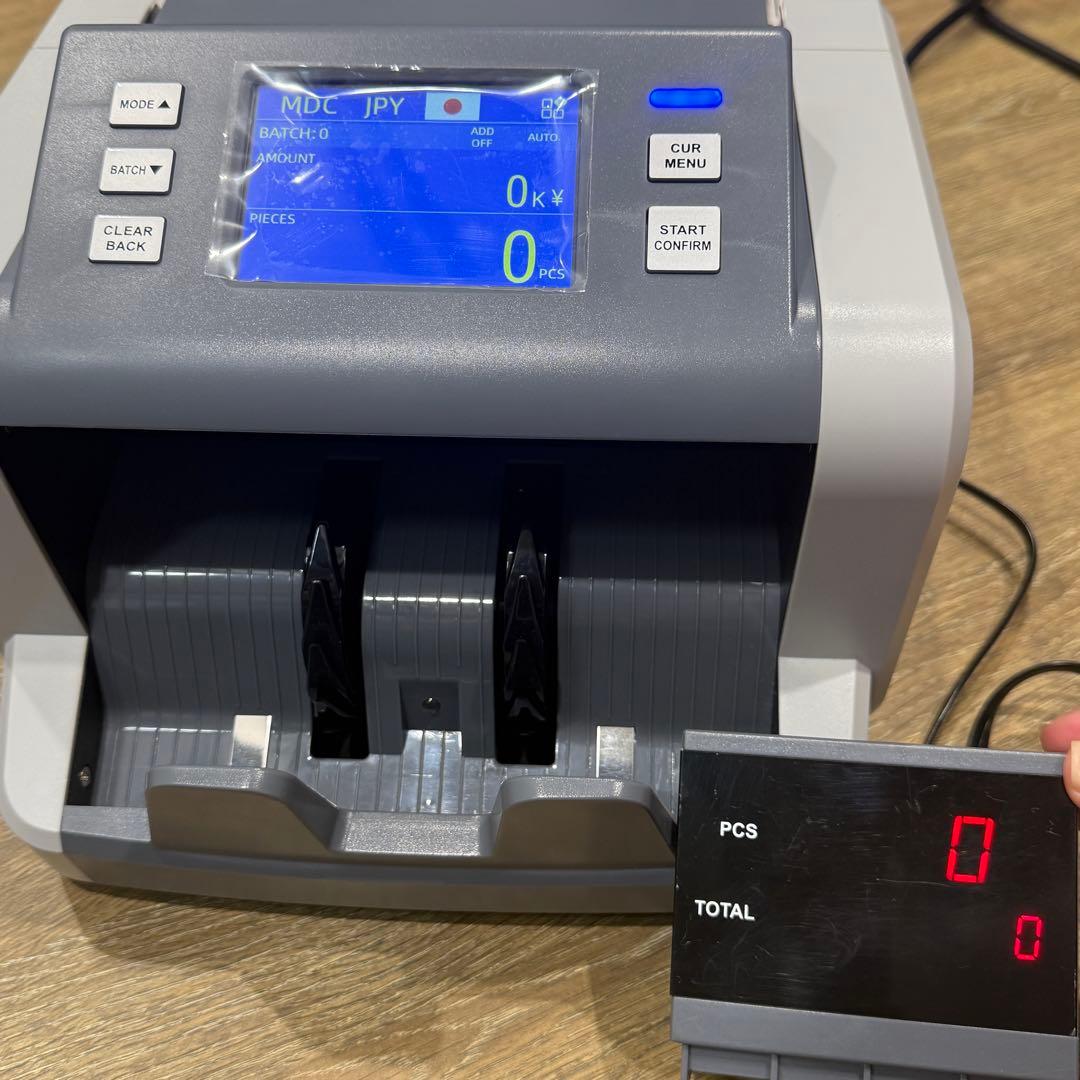 HALIPU 紙幣カウンター 紙幣計数機 日本円、米ドル、ユーロ