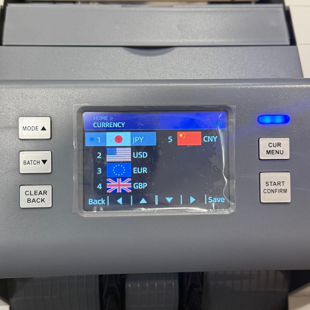 HALIPU 紙幣カウンター 紙幣計数機 日本円、米ドル、ユーロ