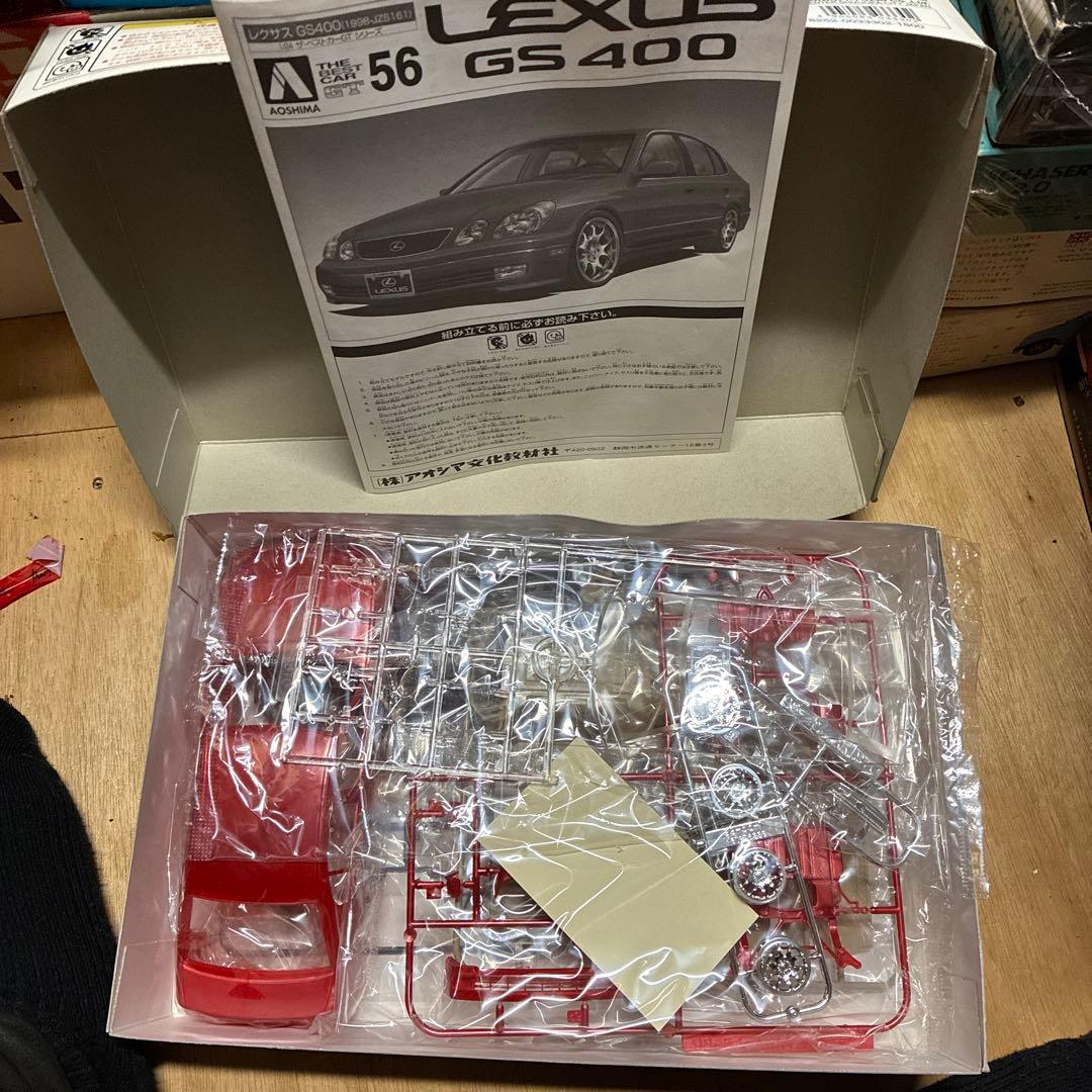 青島LEXUS GS 400 プラモデル