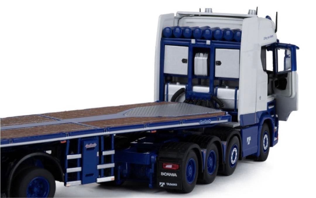 1/50 SCANIA ハイルーフ Nooteboom フラットベットトレーラー
