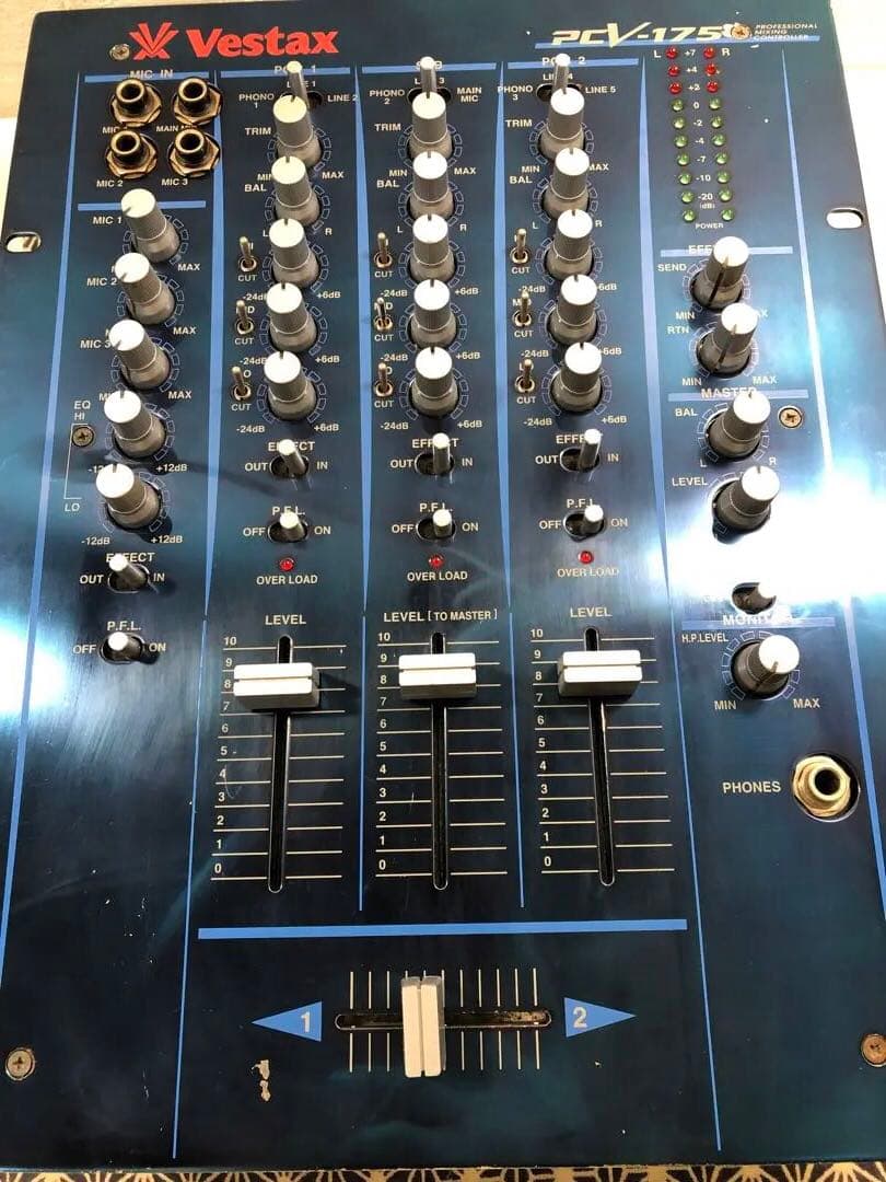 VESTAX ベスタクス　PCV-175 フェーダーメンテナンス