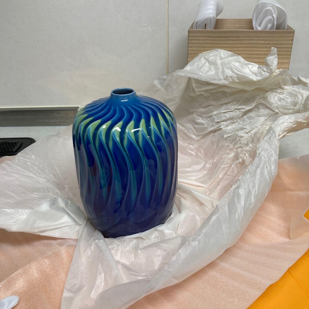 人間国宝　柳雨軒三代　徳田八十吉　九谷焼【彩釉磁器】