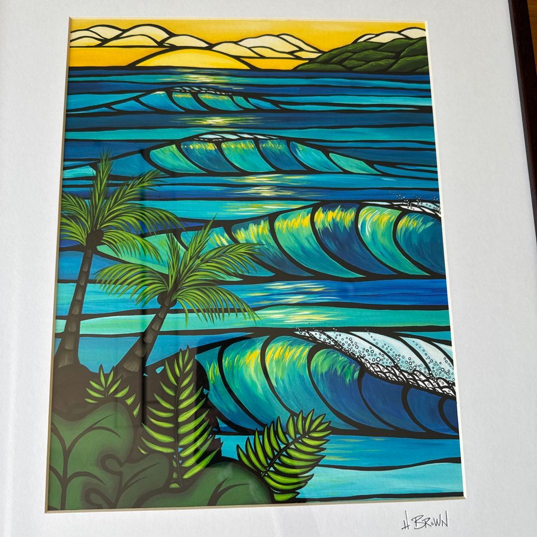 ヘザーブラウン 絵画 アートプリント フレームセット