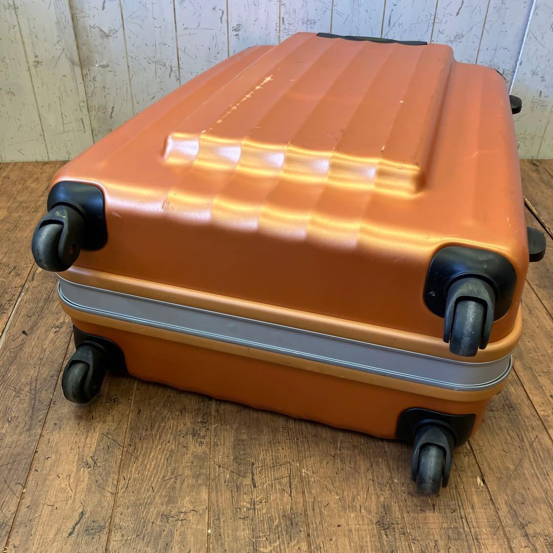 exact 大型 大容量 スーツケース オレンジ キャリーケース 4輪キャスター