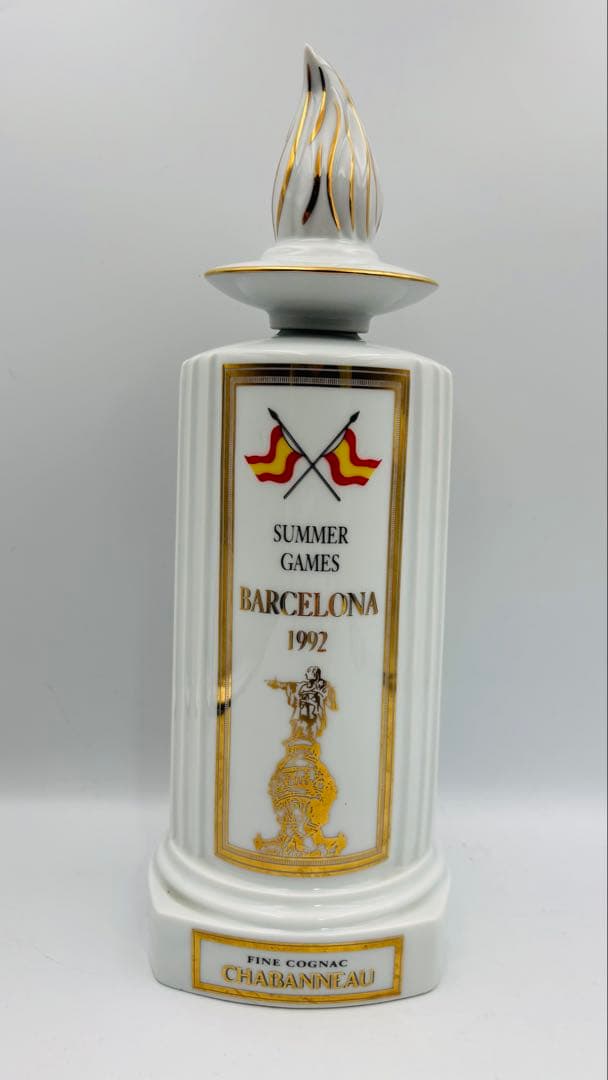 未開栓 1992年バルセロナ五輪 シャンパーニュ ファインコニャック 陶器ボトル