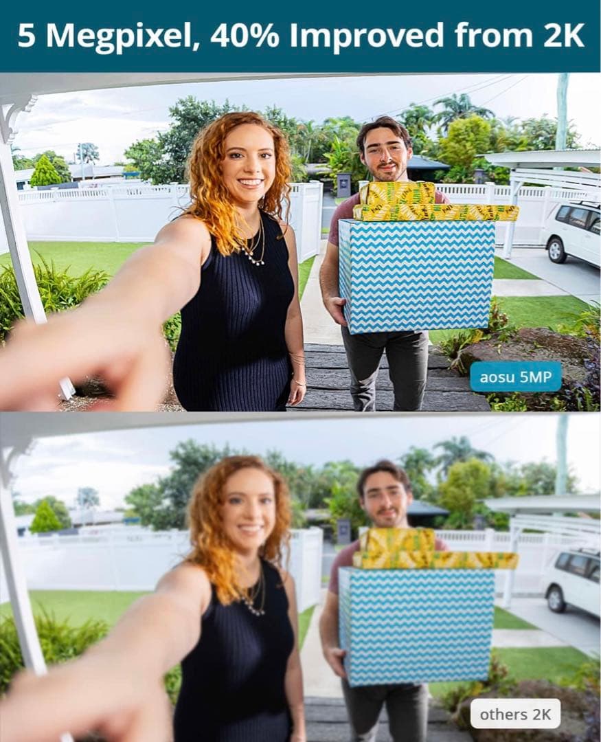 5MP画質 インターホン (Video Doorbell Ultra V8S)