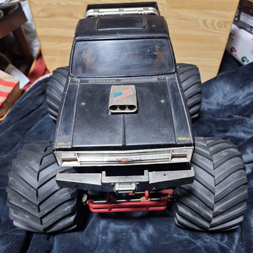 ラジコン タミヤ 多分…初期型の クラッドバスター 製作途中の物の出品