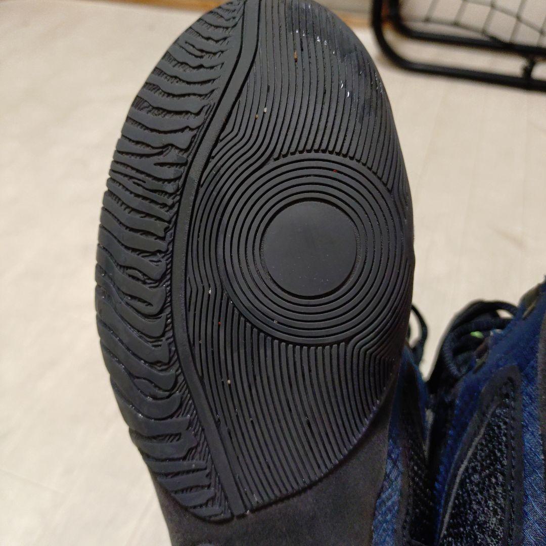 Nike ハイパーko2 ボクシングシューズ ブラック　ネイビー/ライム