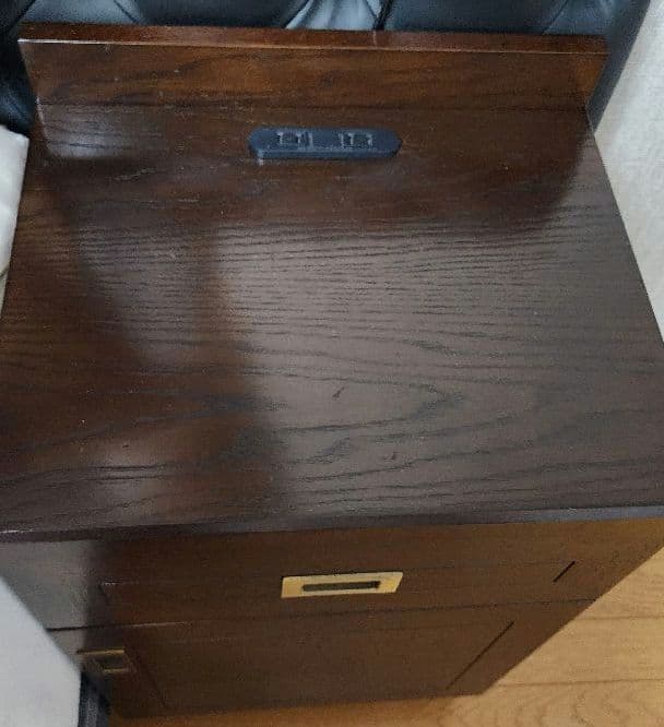 ① 木製 ナイトテーブル 特注 オーダー家具