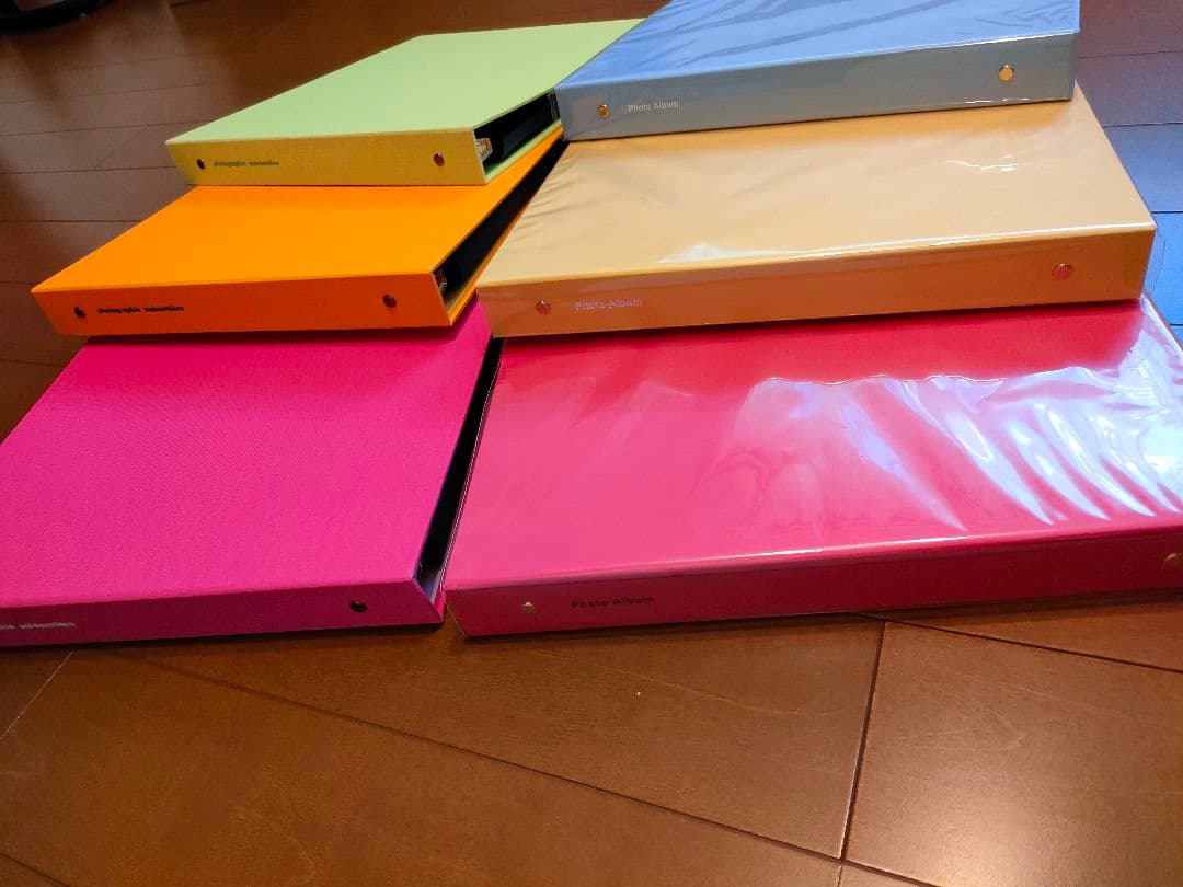 デルフォニックス　リングアルバム　Ｌサイズ　リフィル付き　6冊セット