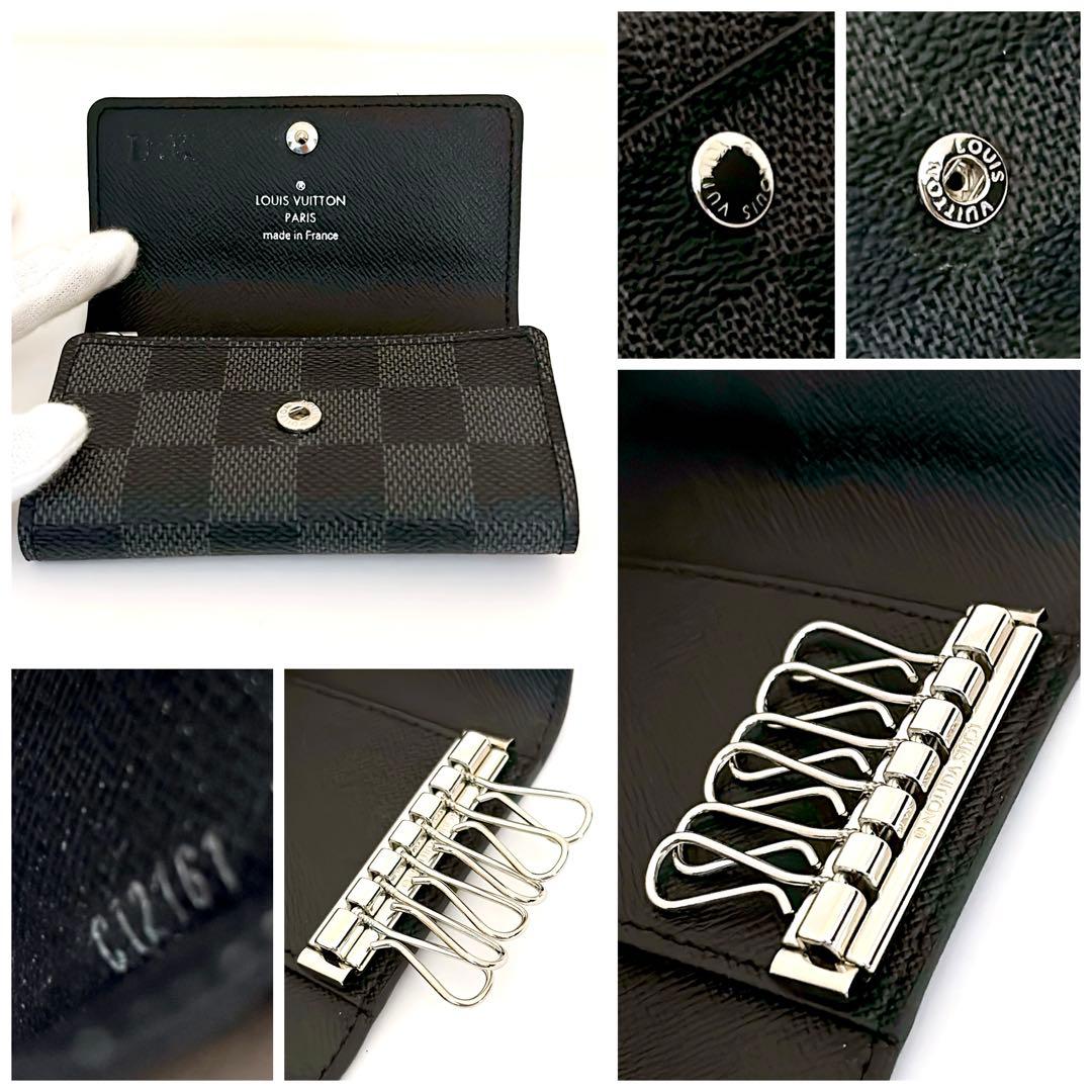 ルイヴィトン　キーケース　ダミエグラフィット　6連　ミュルティクレ6