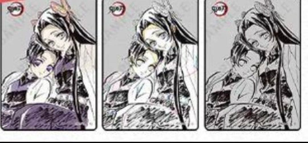 鬼滅の刃 レイヤードクリアカード 胡蝶しのぶ、胡蝶カナエ