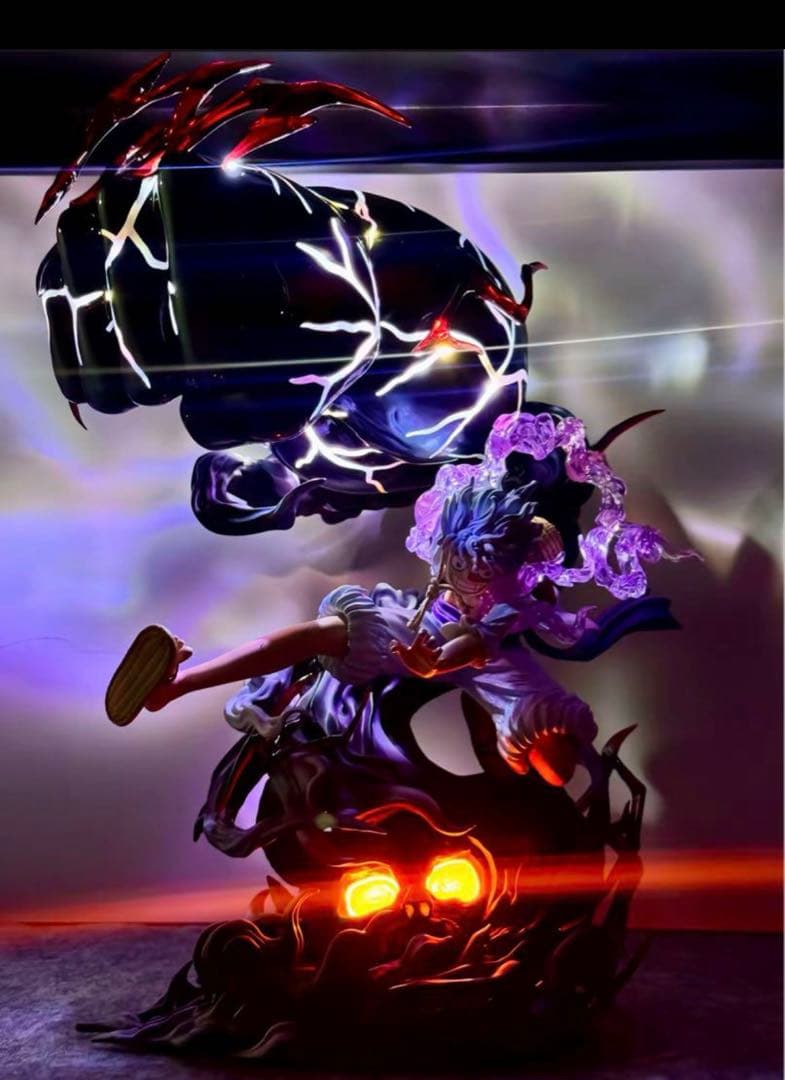 ワンピース ギア5 ニカ ルフィ【青】 ガレージキット フィギュア1/8