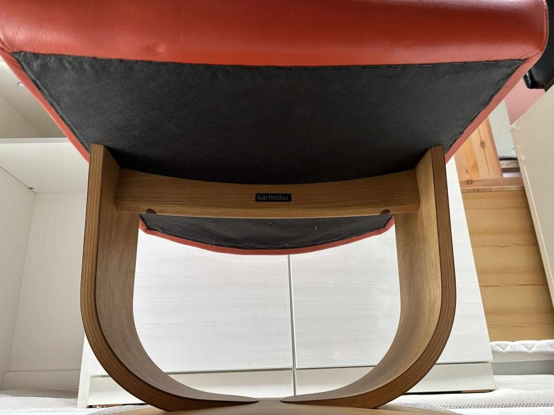 KARIMOKU カリモク フットスツール オットマンのみ Used