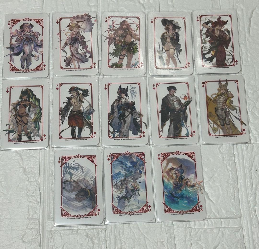 グラブル　グラサイキッチン　特典　トランプ　4周年　コンプ　コンプセット