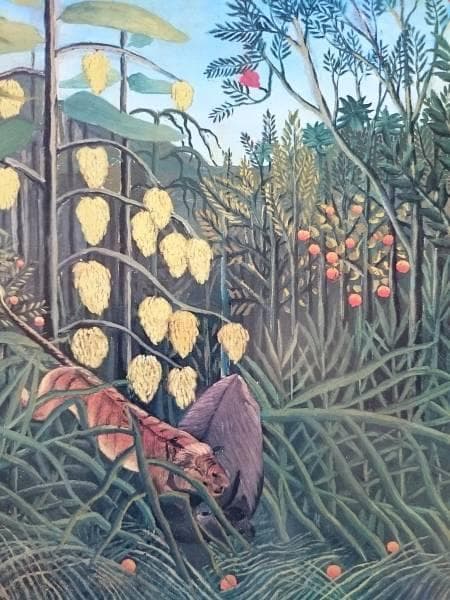 ルソー、熱帯の森、版上サイン、新品額・額装付き、希少