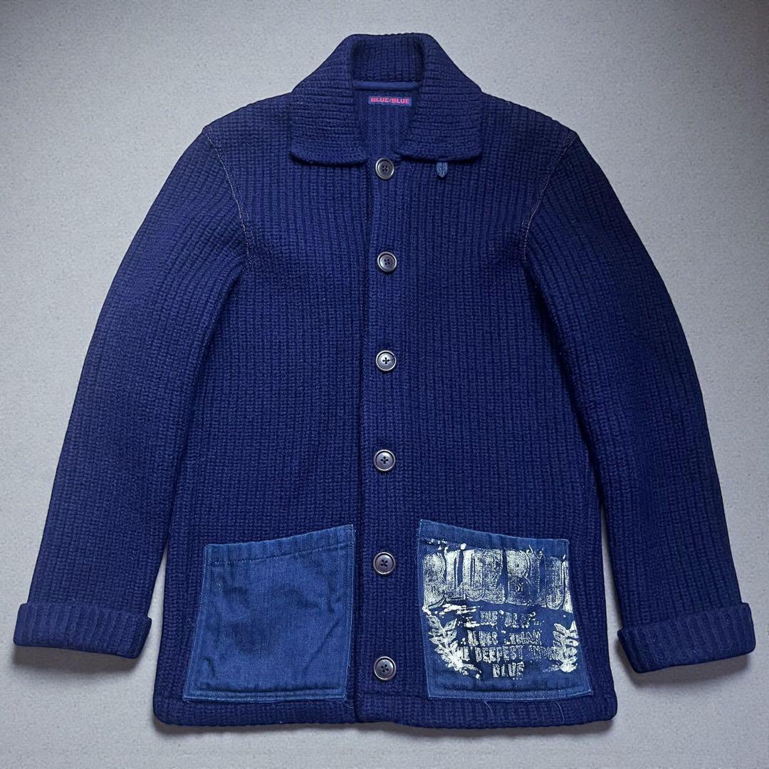 BLUE BLUE 圧縮ニットジャケット キムタク着 ラブジェネ 2 M y2k