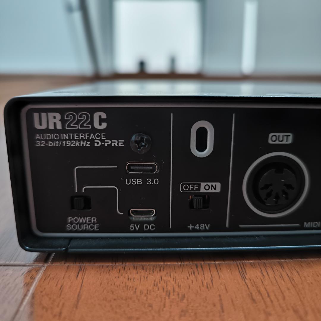 steinberg UR22C オーディオインターフェース 本体