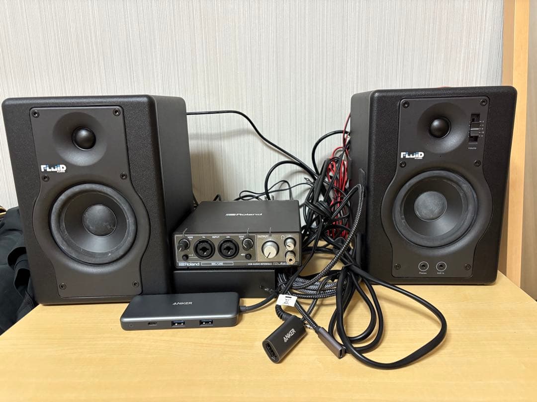 Fluid Audio F4W ブラック モニタースピーカー フルイドオーディオ