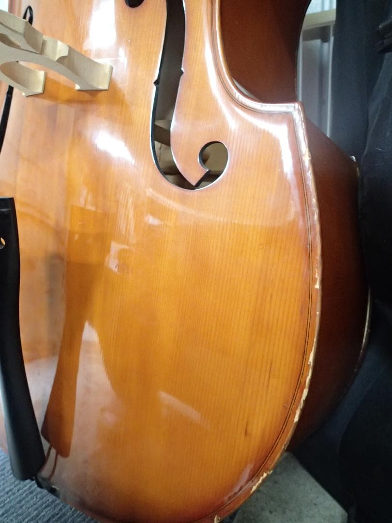 nt250411-003Z コントラバス 3/4 ケース付き REGH