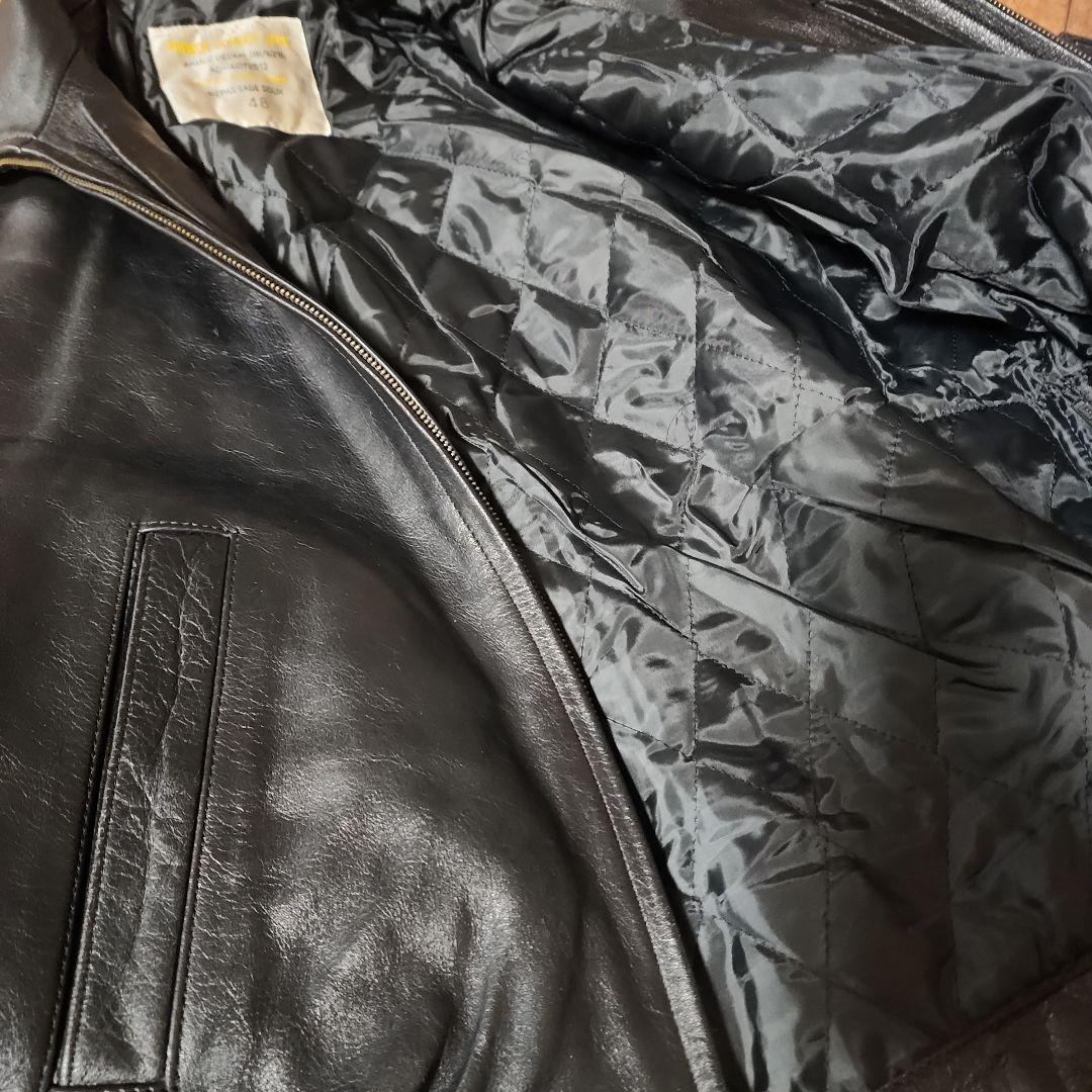 フランス軍 FRENCH BOMBER JACK 本革レザージャケット 短丈