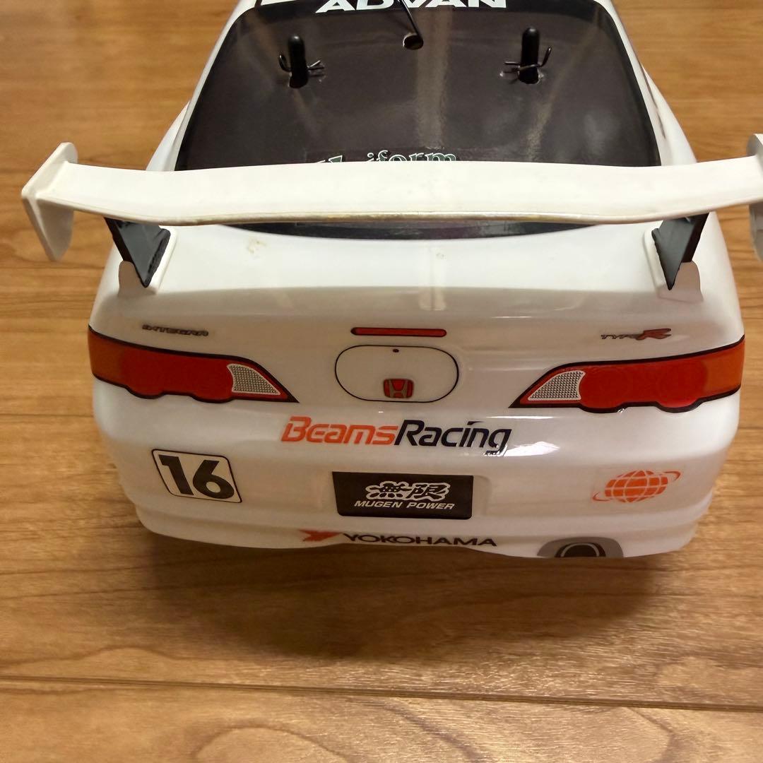 タミヤ　BEAMSインテグラ完成品　CPRユニット　サーボつきラジコンTL-01