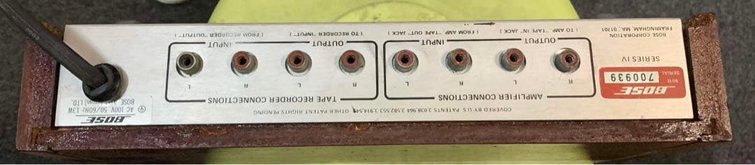 アンプ Bose 901 SERIS IV ACTIVE EQUALIZER