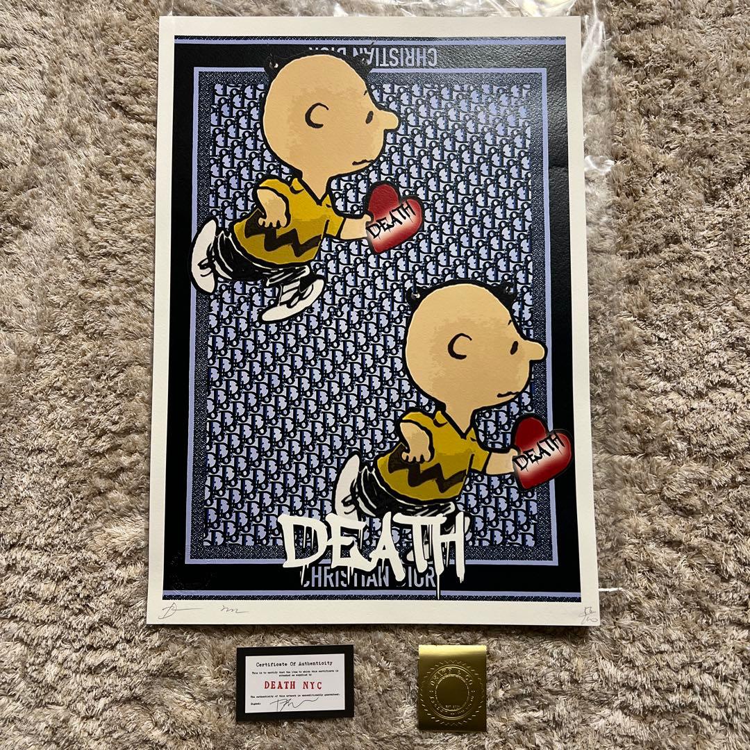 CHRISTIAN DIOR DEATH NYC版画 証明書付き