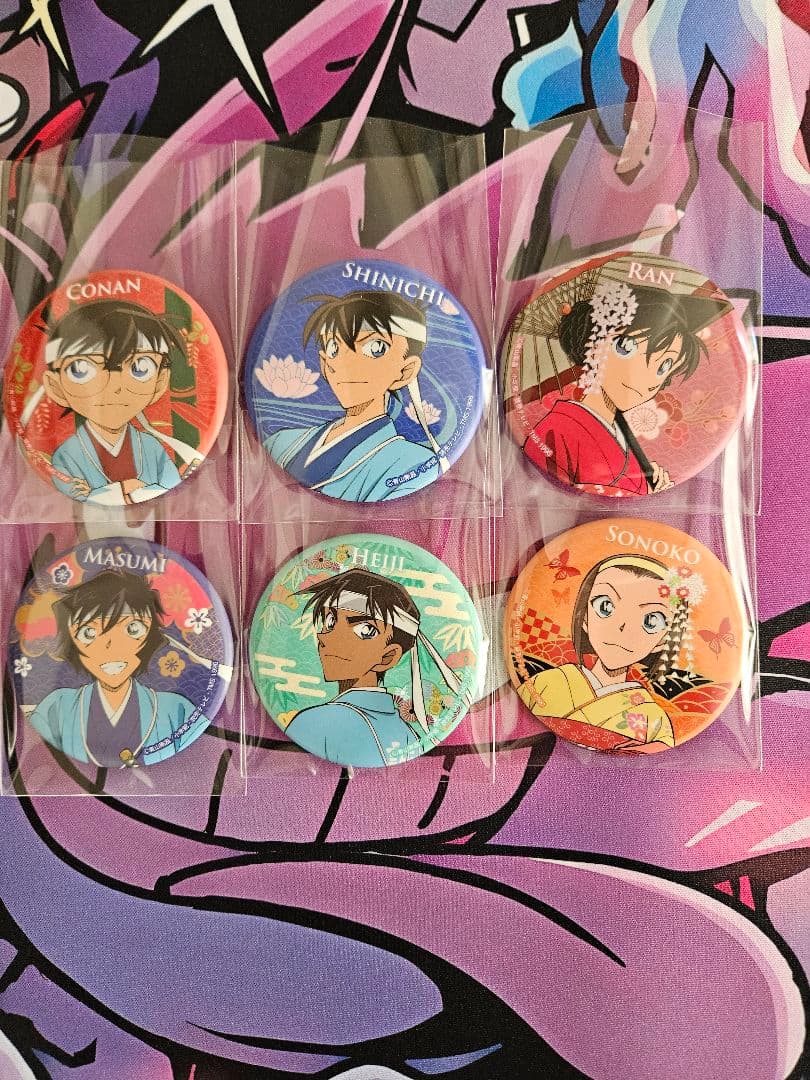 名探偵コナン新撰組 缶バッジ 6個セット