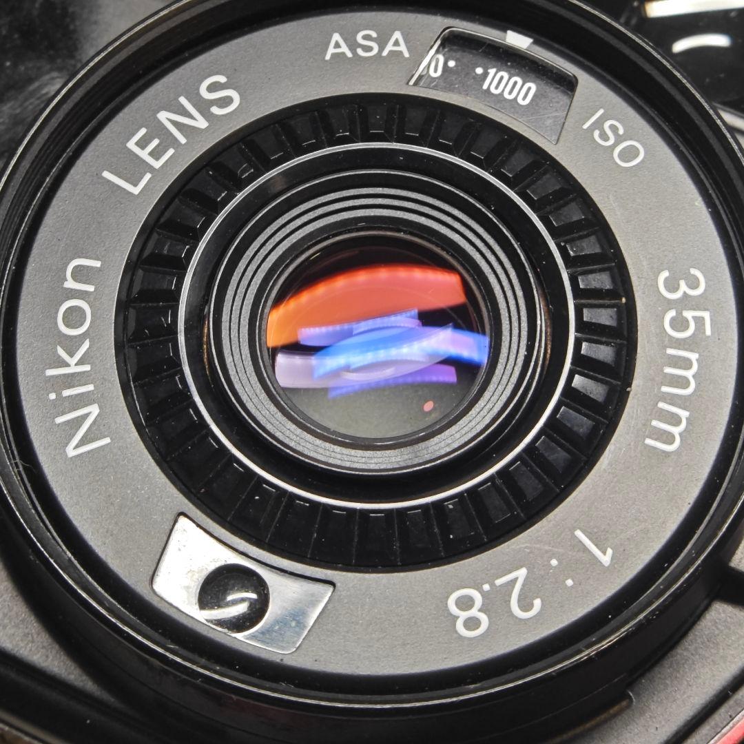 完動美品　Nikon L35AF 35mm F2.8 ピカイチ　ISO1000