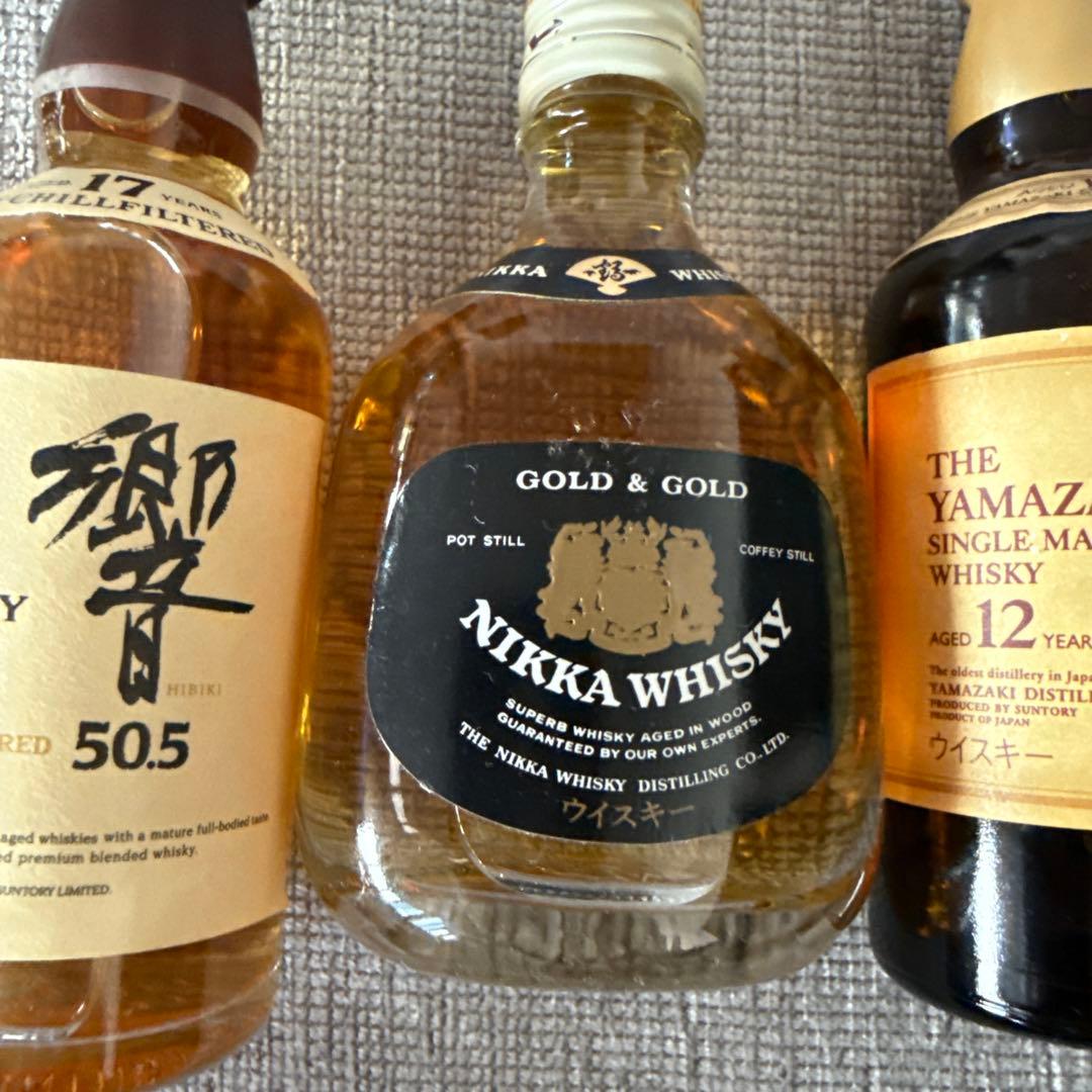 り*う様 日本のウイスキーコレクション　ミニボトル5本セット