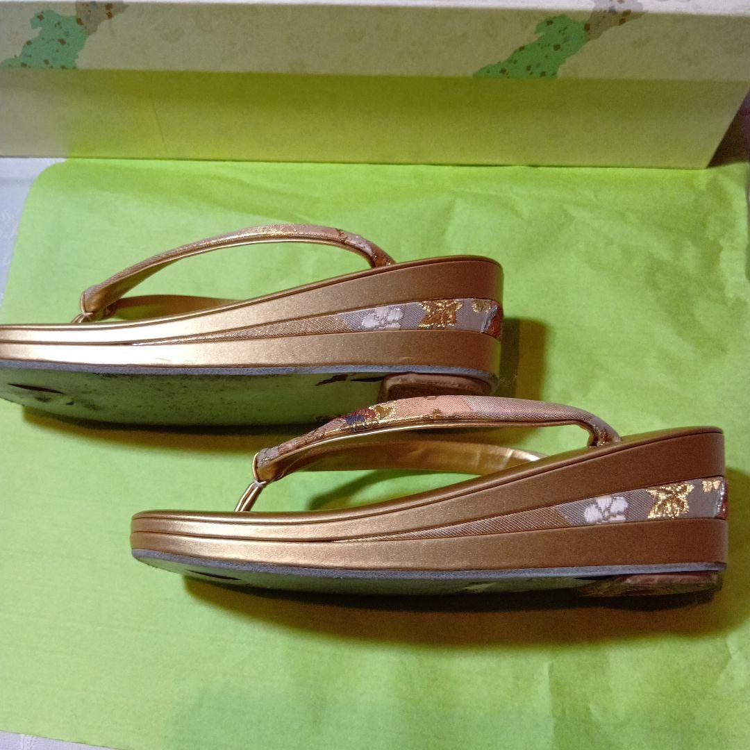 伊と忠　高級和装バッグ、草履セット　お値下