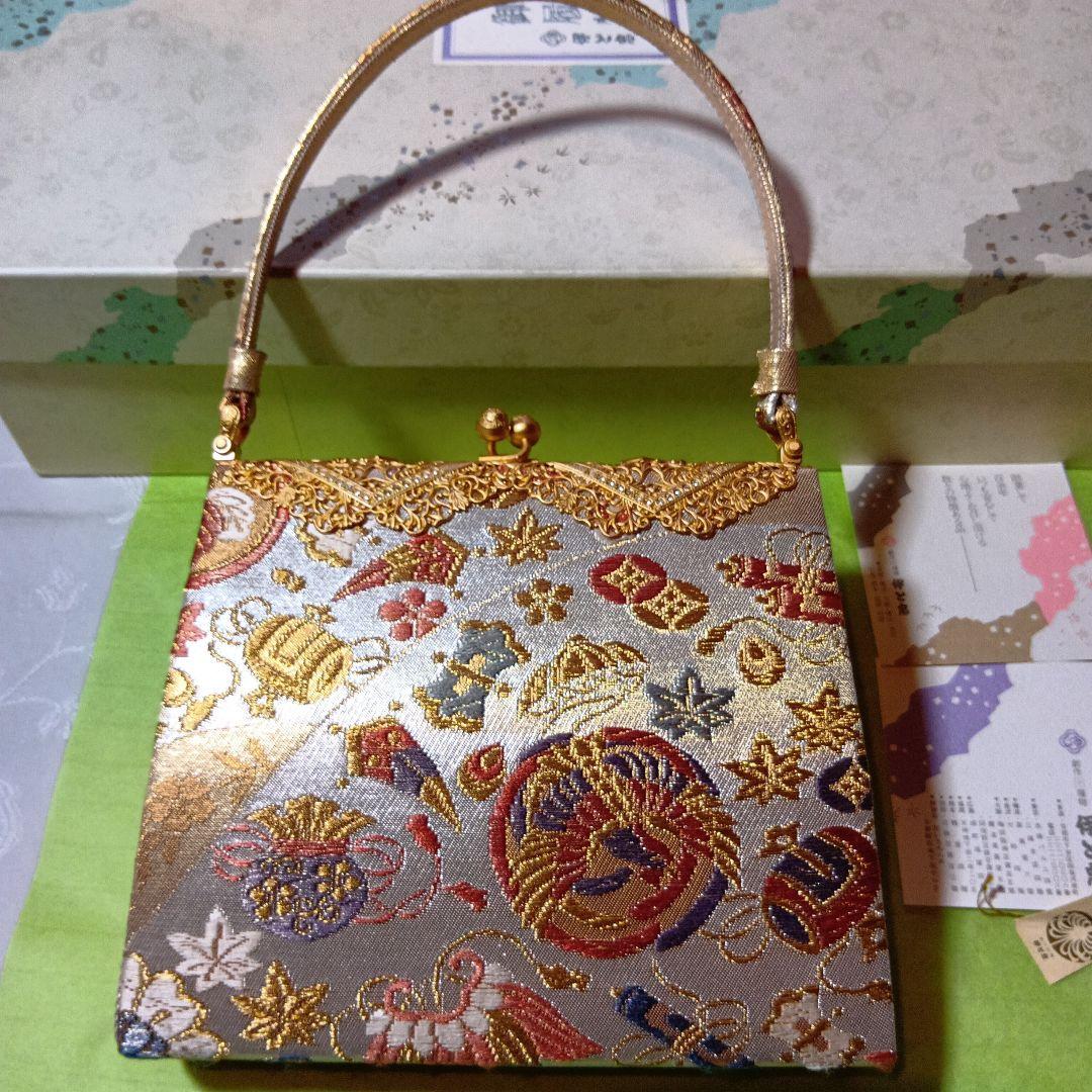 伊と忠　高級和装バッグ、草履セット　お値下