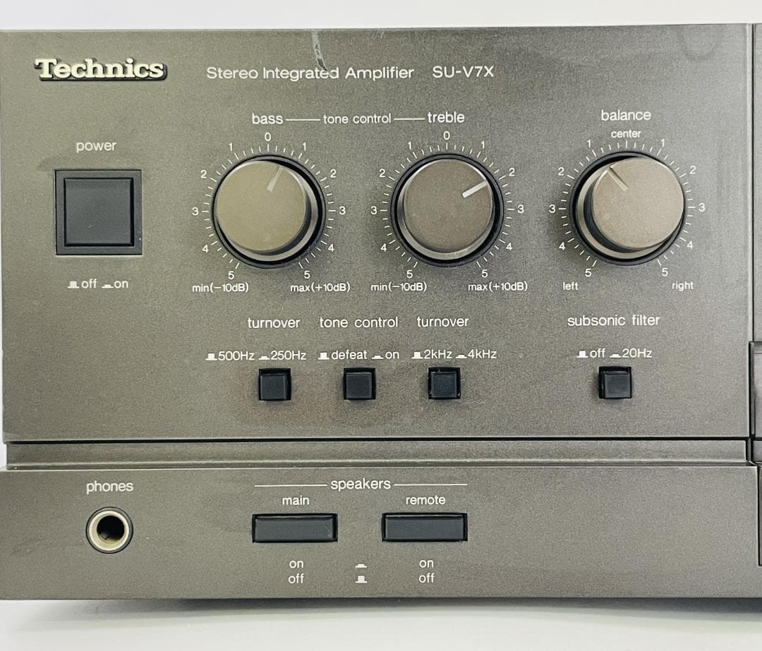 【希少動作品】Technics SU-V7X インテグレーテッドアンプ