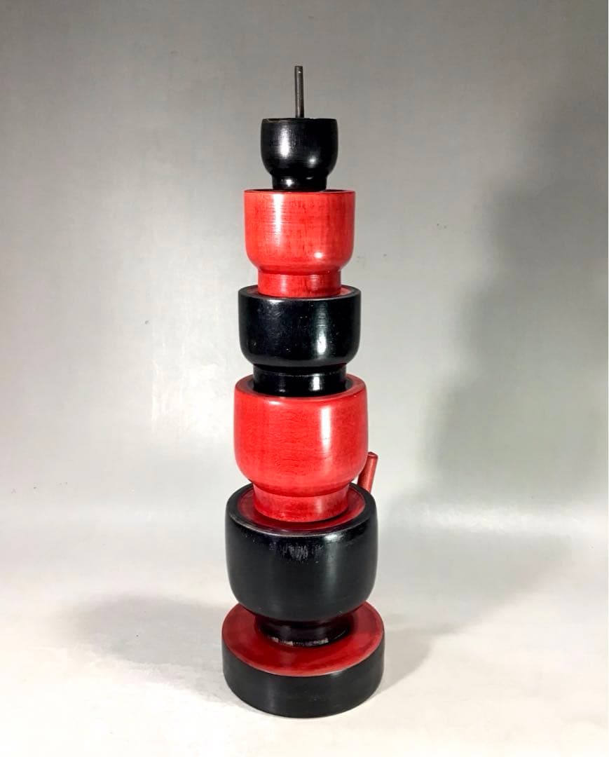 昭和レトロ 廃絶品 佐野つとむ 変わり 独楽 郷土玩具 江戸独楽 富士 こけし