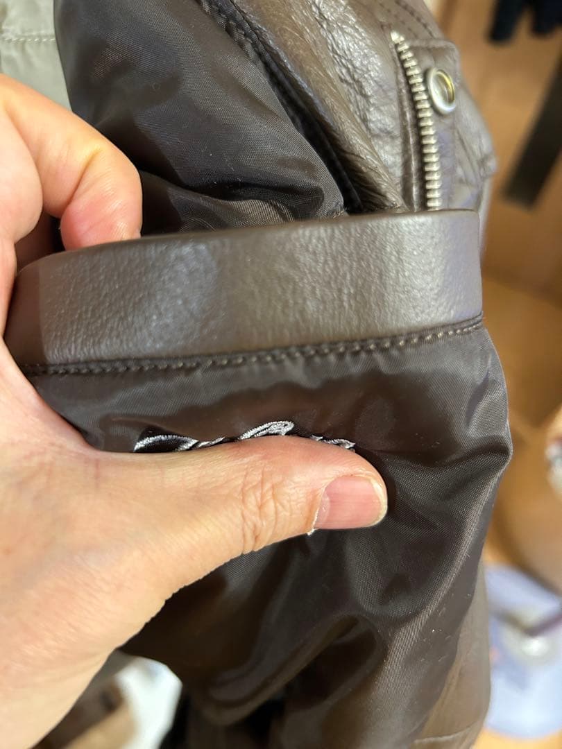 BOSS COFFEE レザージャケット Lサイズ　A2フライトジャケットタイプ