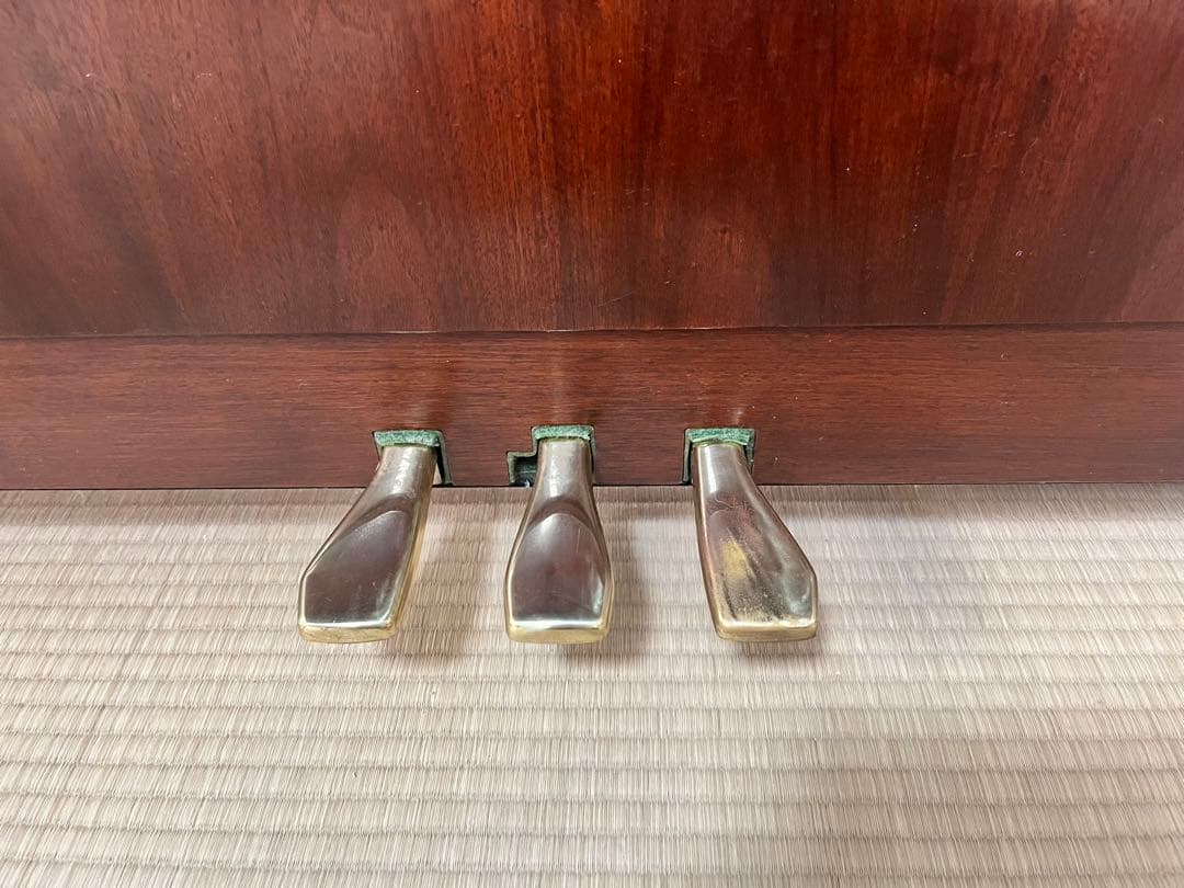 【最終】YAMAHA アップライトピアノ W110BW 猫脚 ウォルナット 美品