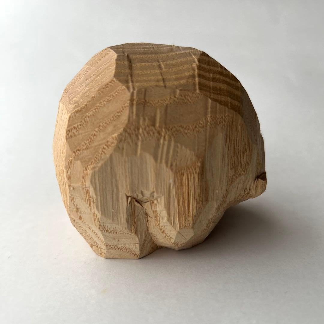 高野夕輝 木彫り熊 彫刻 木彫り 抽象熊