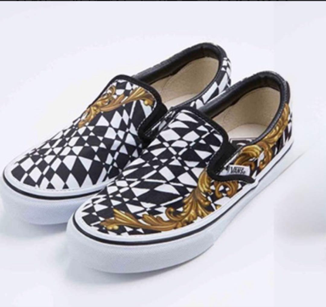 浜崎あゆみ×VANSコラボ スリッポン 黒色26㎝ バンズ