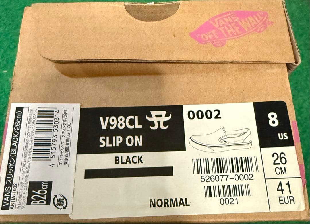 浜崎あゆみ×VANSコラボ スリッポン 黒色26㎝ バンズ