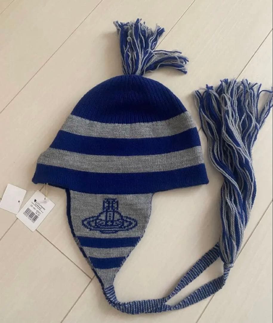 K*e様 Vivienne Westwood フラップ付ワッチニット帽