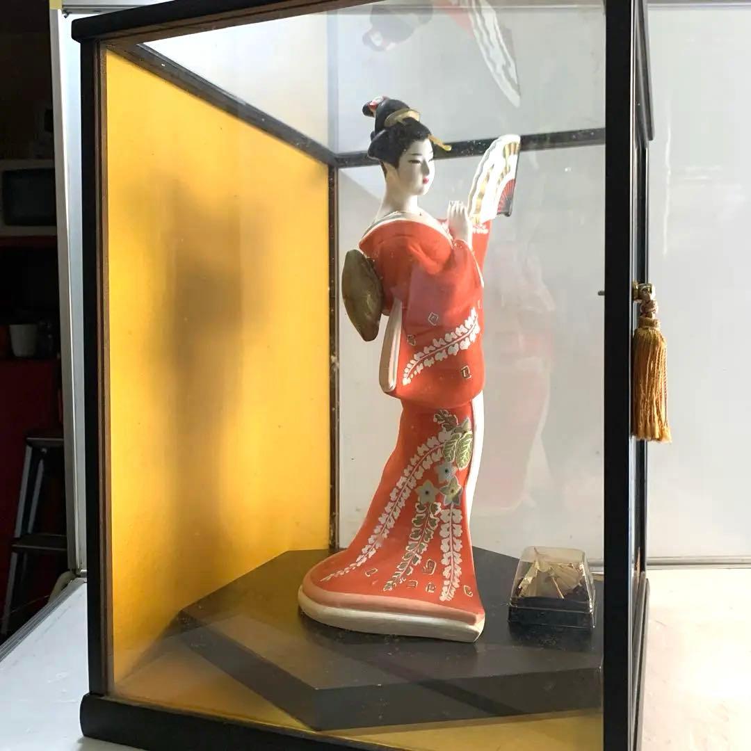 藤献上【博多人形】美人物　　　　　　（立姿）中古