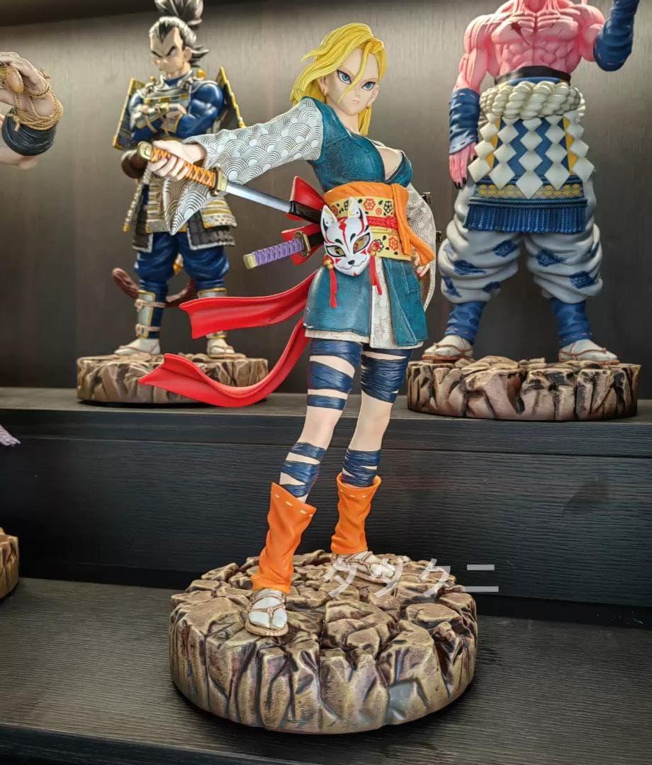 ドラゴンボール 人造人間18号 武士 フィギュア ガレージキット 塗装済み完成品