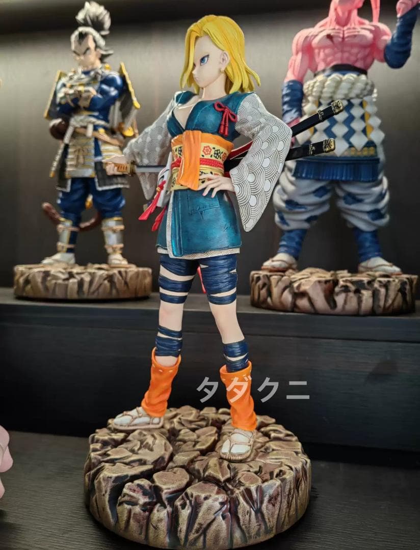 ドラゴンボール 人造人間18号 武士 フィギュア ガレージキット 塗装済み完成品