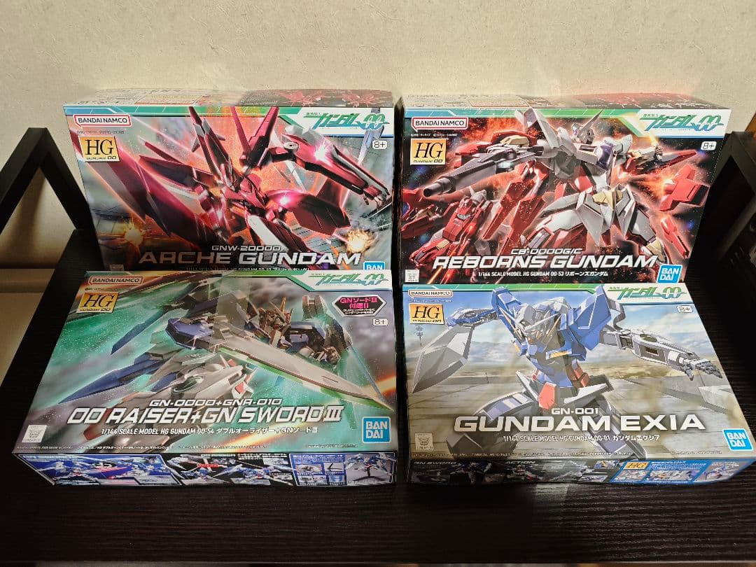 ガンプラ4点まとめ売り『ガンダム00シリーズ』